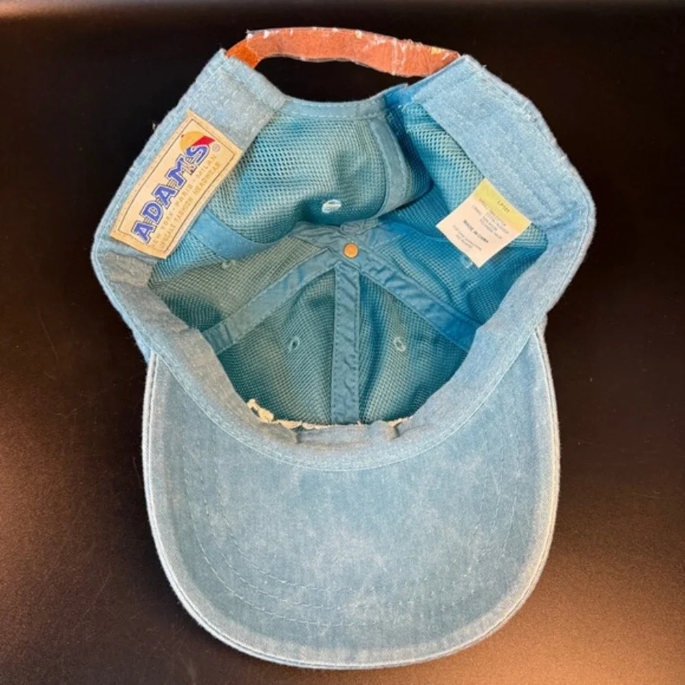 Adams Hars-Cabo-21 LP101 Light Blue Cotton Denim Baseball Cap Unisex OS‎